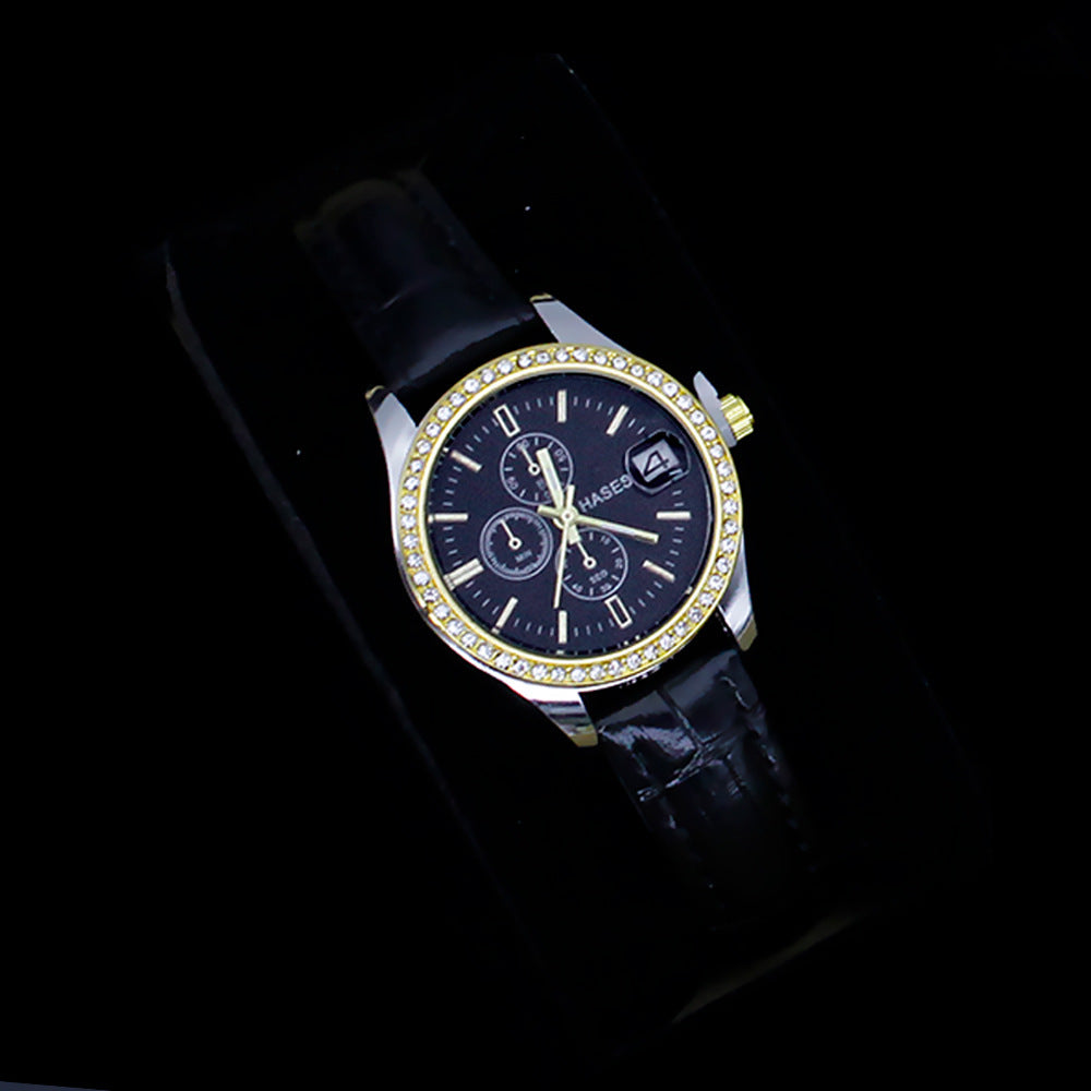 Lyxiga fyrkantiga smycken Watch Set – 5-delad elegans
