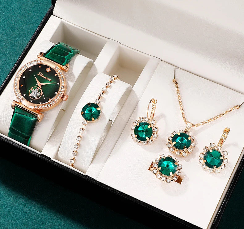 Emerald Elegance smyckesset